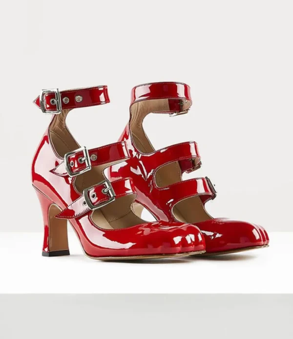 Women Vivienne Westwood Sandals-Animal Toe Three-Strap