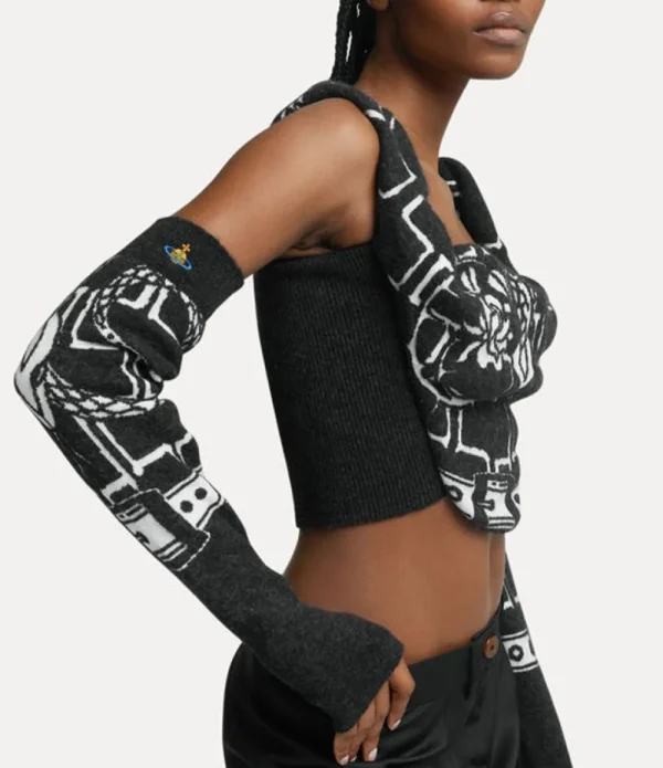 Women Vivienne Westwood Other Accessories-Armour Arm Warmers