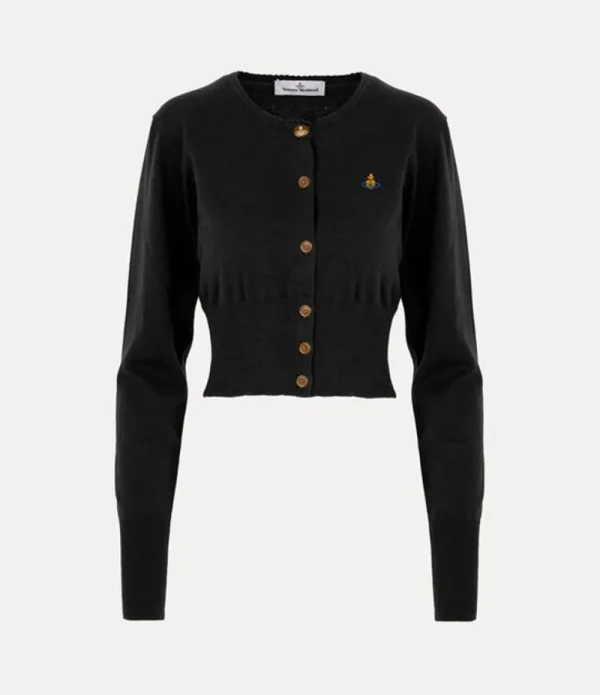Women Vivienne Westwood Knitwear-Bea Cropped Cardi