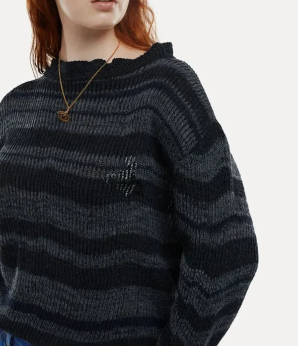 Women Vivienne Westwood Knitwear-Bedrock Jumper