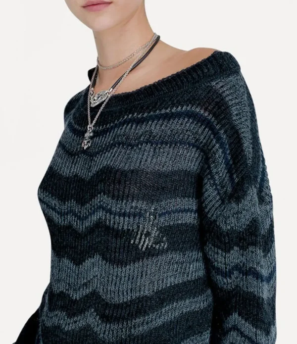 Women Vivienne Westwood Knitwear-Bedrock Jumper