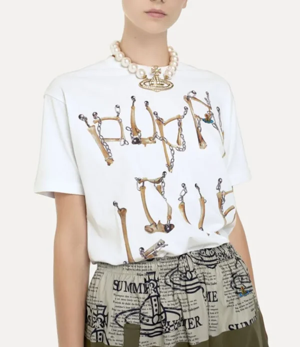 Men Vivienne Westwood T-Shirts And Polos-Bones 'N Chain Classic Tshirt