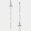 Women Vivienne Westwood Earrings-Broken Pearl Earrings