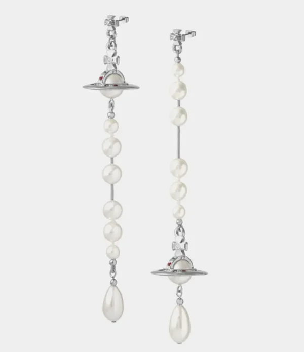 Women Vivienne Westwood Earrings-Broken Pearl Earrings