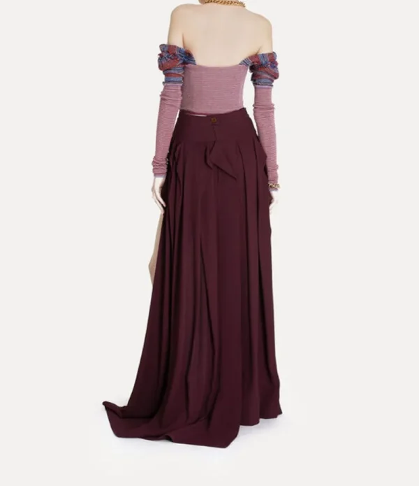 Women Vivienne Westwood Knitwear-Broken Stitch Corset Cardi