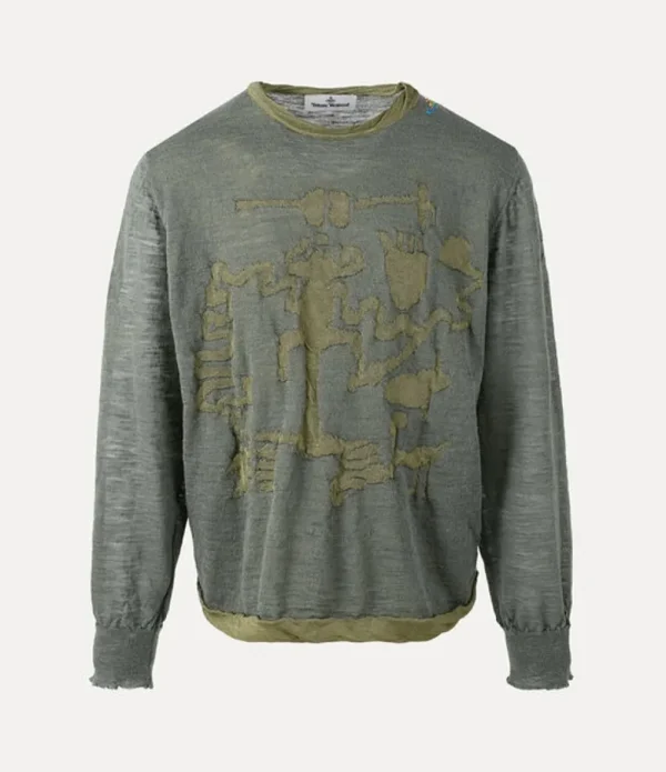 Men Vivienne Westwood Knitwear And Sweatshirts-Caveman Jumper
