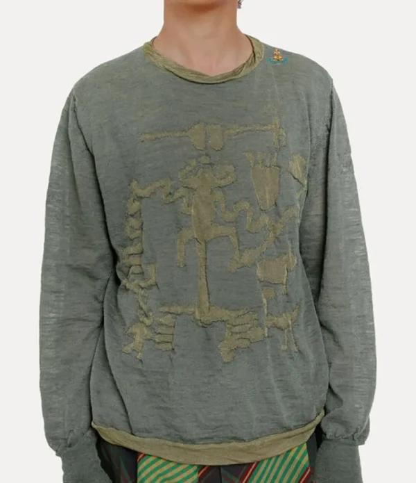 Men Vivienne Westwood Knitwear And Sweatshirts-Caveman Jumper