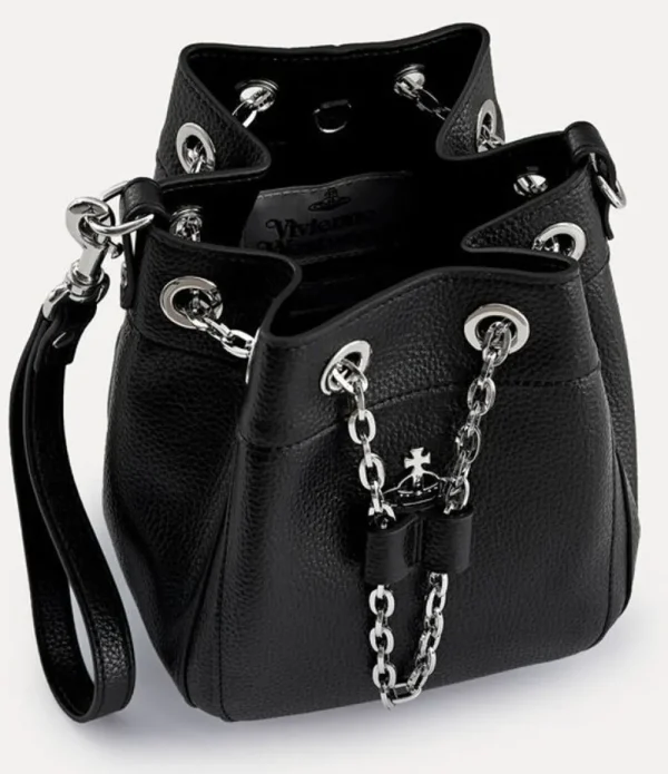 Women Vivienne Westwood Handbags-Chrissy Small Bucket Bag