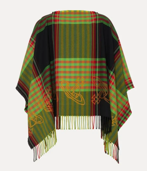 Men Vivienne Westwood Scarves And Ponchos-Combat Tartan Poncho