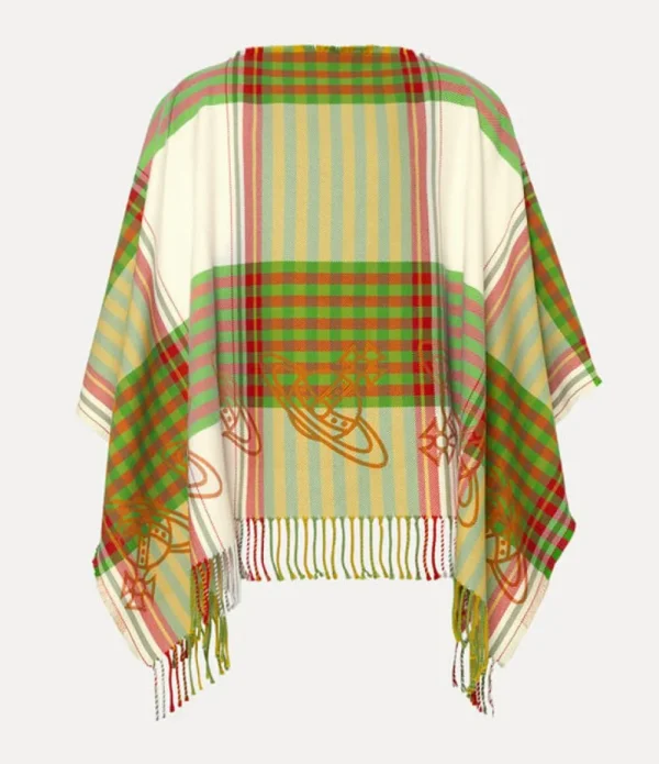 Men Vivienne Westwood Scarves And Ponchos-Combat Tartan Poncho