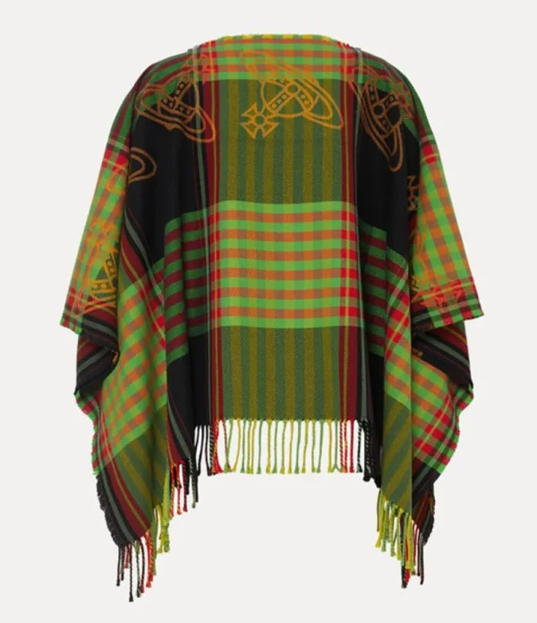 Men Vivienne Westwood Scarves And Ponchos-Combat Tartan Poncho