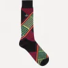 Men Vivienne Westwood Socks-Combat Tartan Sock