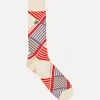Men Vivienne Westwood Socks-Combat Tartan Sock