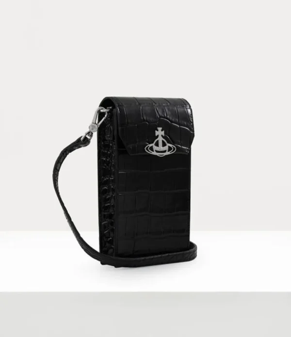 Men Vivienne Westwood Other Accessories-Crocodile Phone Bag