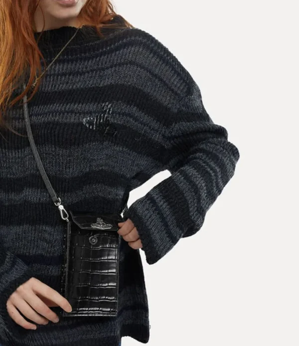 Men Vivienne Westwood Other Accessories-Crocodile Phone Bag
