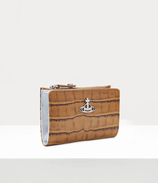 Women Vivienne Westwood Wallets And Purses-Crocodile Slim Flap Card Holder
