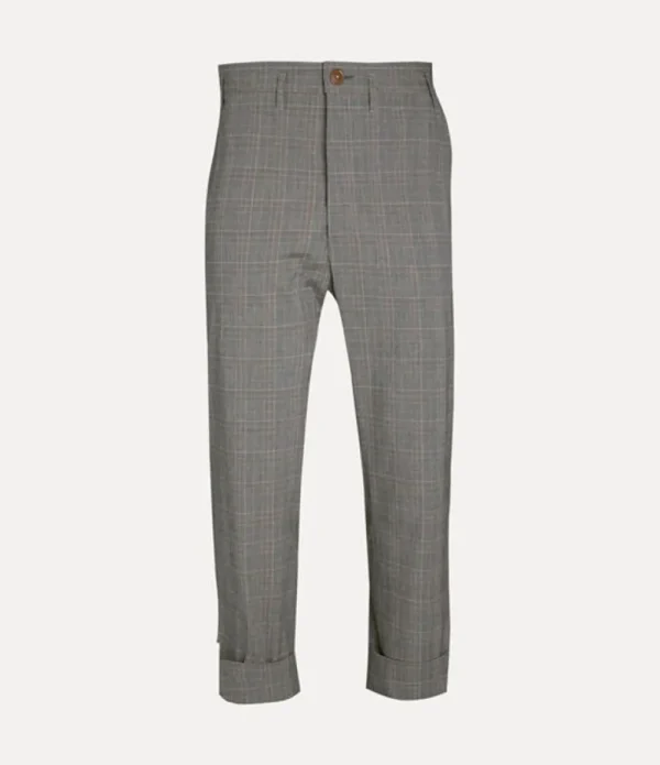 Men Vivienne Westwood Trousers And Shorts-Cropped Cruise Trousers