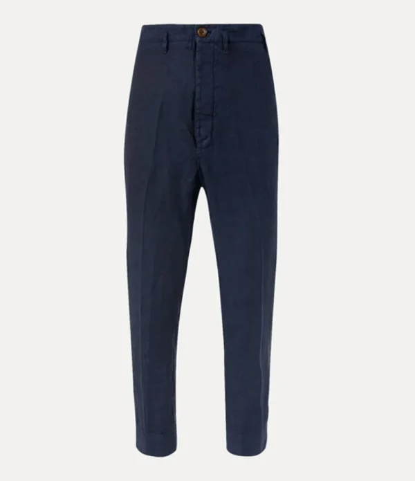 Men Vivienne Westwood Trousers And Shorts-Cropped Cruise Trousers
