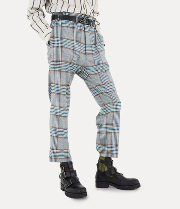 Men Vivienne Westwood Trousers And Shorts-Cropped Cruise Trousers