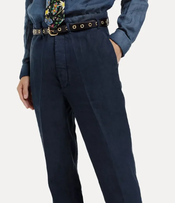 Men Vivienne Westwood Trousers And Shorts-Cropped Cruise Trousers
