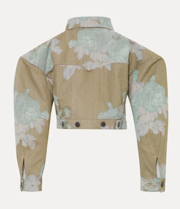 Women Vivienne Westwood Coats And Jackets-Cropped Denim Boxer Jacket