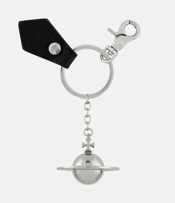 Men Vivienne Westwood Keyrings-3D Orb Silver