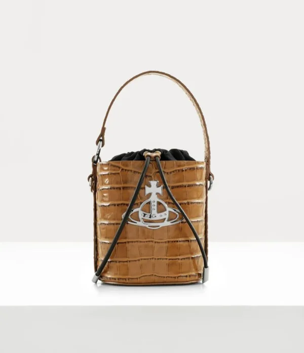 Women Vivienne Westwood Handbags-Daisy Drawstring Bucket