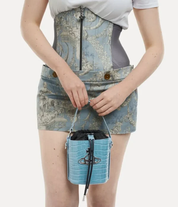 Women Vivienne Westwood Handbags-Daisy Drawstring Bucket