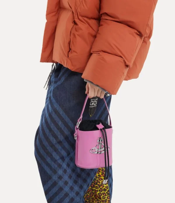 Women Vivienne Westwood Handbags-Daisy Small Drawstring Bucket