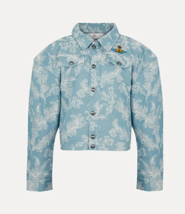 Men Vivienne Westwood Coats And Jackets-Denim Boxer Jacket