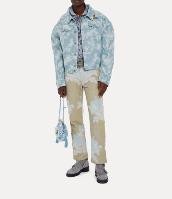 Men Vivienne Westwood Coats And Jackets-Denim Boxer Jacket