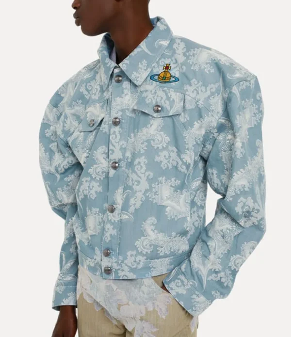Men Vivienne Westwood Coats And Jackets-Denim Boxer Jacket