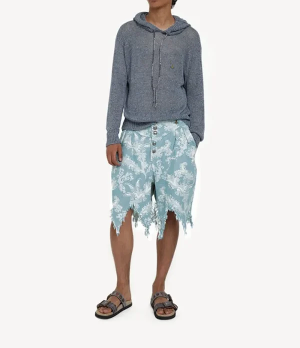 Men Vivienne Westwood Trousers And Shorts-Distressed Romario Shorts