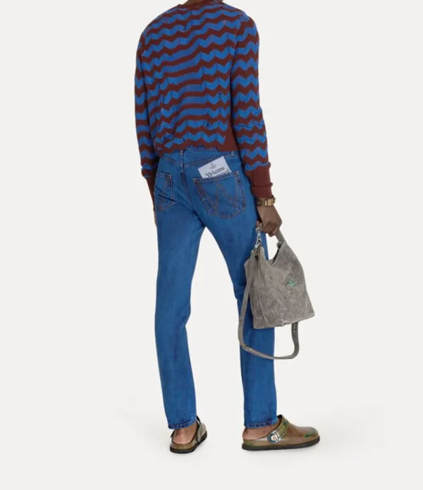 Men Vivienne Westwood Knitwear And Sweatshirts-Drunken Chevron Jumper