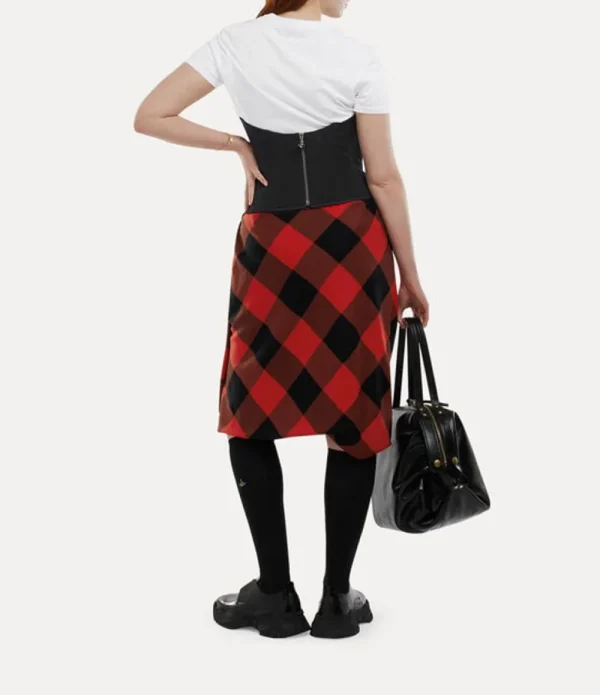 Women Vivienne Westwood Skirts-Drunken Drape Skirt