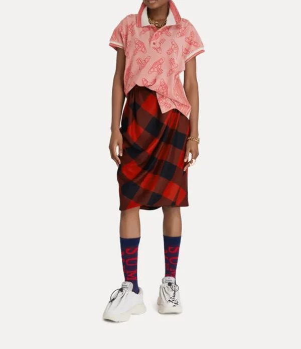 Women Vivienne Westwood Skirts-Drunken Drape Skirt