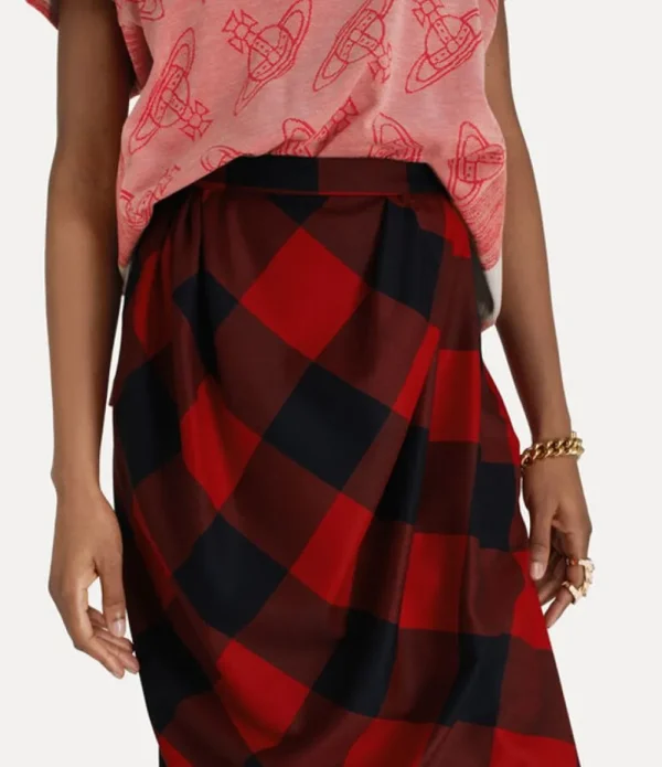 Women Vivienne Westwood Skirts-Drunken Drape Skirt