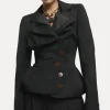 Women Vivienne Westwood Coats And Jackets-Drunken Tailored Jacket