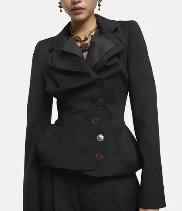 Women Vivienne Westwood Coats And Jackets-Drunken Tailored Jacket