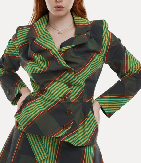 Women Vivienne Westwood Coats And Jackets-Drunken Tailored Jacket