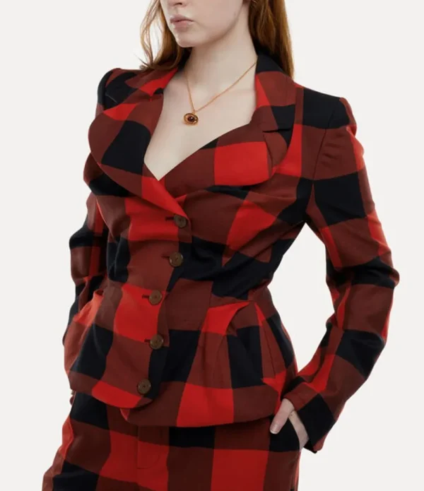 Women Vivienne Westwood Coats And Jackets-Drunken Tailored Jacket