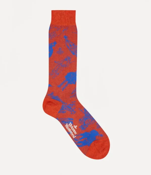 Men Vivienne Westwood Socks-Evolution Of Man