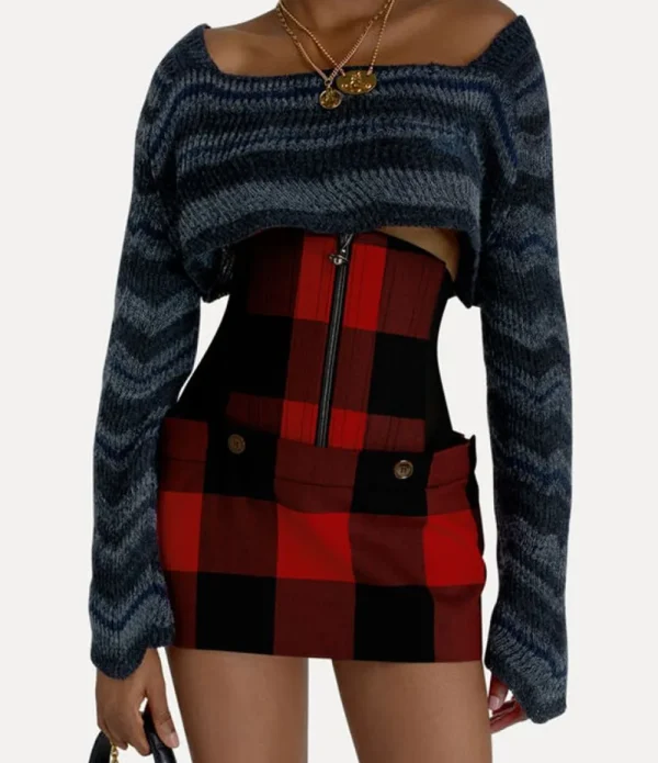 Women Vivienne Westwood Skirts-Foam Corset Skirt