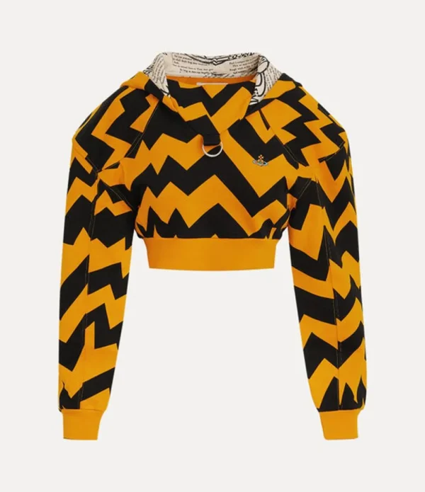 Women Vivienne Westwood Sweatshirts And T-Shirts-Football Cropped Hoodie
