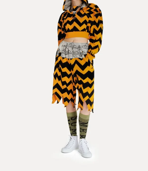 Women Vivienne Westwood Sweatshirts And T-Shirts-Football Cropped Hoodie