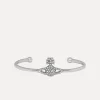 Men Vivienne Westwood Bracelets-Grace Bas Relief Open Bangle