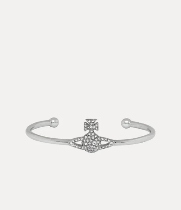 Men Vivienne Westwood Bracelets-Grace Bas Relief Open Bangle