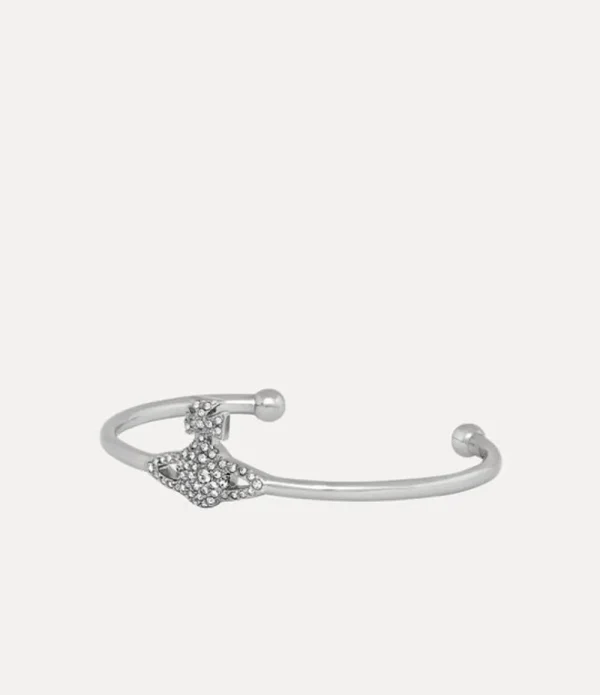 Men Vivienne Westwood Bracelets-Grace Bas Relief Open Bangle