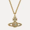 Women Vivienne Westwood Necklaces-Grace Bas Relief Pendant