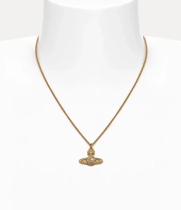 Women Vivienne Westwood Necklaces-Grace Bas Relief Pendant